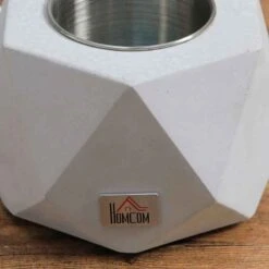 HOMCOM Tabletop Bioethanol Fire - Angular - Grey - 820-331V00GY -Dimplexs Zone edwd4d182d7da457c.jpg