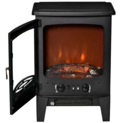 HOMCOM Electric Stove Fire - Black - 820-193V70BK -Dimplexs Zone ejy80517dc35404be.jpg