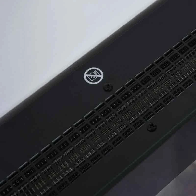 HOMCOM Electric Wall Mounted Fire - Black - 820-175 4 HOMCOM Electric Wall Mounted Fire - Black - 820-175 - Image 2