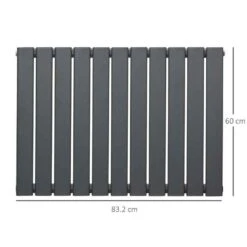 HOMCOM Horizontal Water Filled Single Panel Radiator - 830mm - Grey - 820-314V00GY 16 HOMCOM Horizontal Water Filled Single Panel Radiator - 830mm - Grey - 820-314V00GY -Dimplexs Zone f8sa12182d2b3ec26.jpg