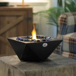 HOMCOM Tabletop Bioethanol Fire - Black - 820-304V00BK -Dimplexs Zone fek6ff188d8788394.jpg