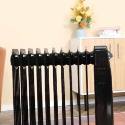 HOMCOM Digital Oil Filled Electric Radiator - 11 Fin - Black - 820-276BK -Dimplexs Zone fjva4817dc50b7262.jpg