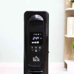 HOMCOM Digital Oil Filled Electric Radiator - 11 Fin - Black - 820-276BK -Dimplexs Zone fscd4d180faf94c1c.jpg