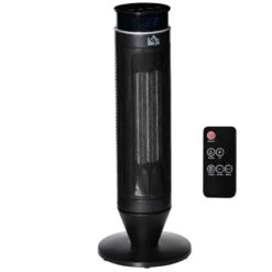 HOMCOM Oscillating Electric Tower Heater - Black - 820-251V70 -Dimplexs Zone gmvdbe17dc28aa1bc.jpg