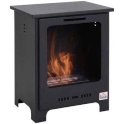 HOMCOM Bioethanol Fire - Black - 820-156 -Dimplexs Zone gpw98a188fba1780d.jpg