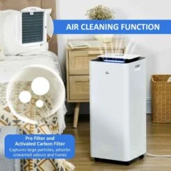 HOMCOM 16L Portable Dehumidifier With Air Purifier Filter - White - 821-028V70WT -Dimplexs Zone gsi2bc18ab2bfb8dd.jpg
