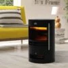 HOMCOM Freestanding Portable Electric Fireplace - Black - 820-086 -Dimplexs Zone h o homcom 820 086