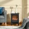 HOMCOM Electric Stove Fire - Black - 820-193V70BK 2 HOMCOM Electric Stove Fire - Black - 820-193V70BK -Dimplexs Zone h o homcom 820 193v70bk