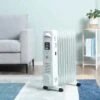 HOMCOM Digital Oil Filled Electric Radiator - 9 Fin - White - 820-267WT -Dimplexs Zone h o homcom 820 267wt
