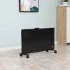 HOMCOM Portable Electric Convector Radiator - Black - 820-270BK -Dimplexs Zone h o homcom 820 270bk