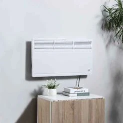 HOMCOM Portable Electric Convector Radiator - White - 820-270WT