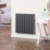 HOMCOM Horizontal Water Filled Single Panel Radiator - 600mm Grey - 820-311V00GY -Dimplexs Zone h o homcom 820 311v00gy