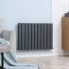 HOMCOM Horizontal Water Filled Double Panel Radiator - 840mm Grey - 820-313V00GY 2 HOMCOM Horizontal Water Filled Double Panel Radiator - 840mm Grey - 820-313V00GY -Dimplexs Zone h o homcom 820 313v00gy