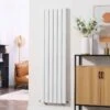 HOMCOM Vertical Water Filled Double Panel Radiator 460x1600mm White - 820-315V00WT -Dimplexs Zone h o homcom 820 315v00wt