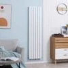 HOMCOM Vertical Water Filled Double Panel Radiator - 456x1800mm White - 820-316V00WT -Dimplexs Zone h o homcom 820 316v00wt