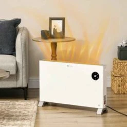 HOMCOM Electric Convector Heater - 2000W - White - 820-351V70WT