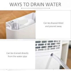 HOMCOM 12L Portable Dehumidifier With 24h Timer - White - 821-010V70WT -Dimplexs Zone hc5bd518a1840d843.jpg