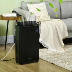 HOMCOM 16L Portable Dehumidifier With Air Purifier Filter - Black - 821-024V70BK -Dimplexs Zone hdice718a695d2469.jpg