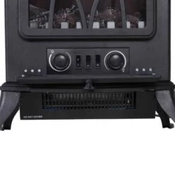 HOMCOM Freestanding Electric Stove Fire - Black - 02-0100 -Dimplexs Zone homcom 02 0100 7