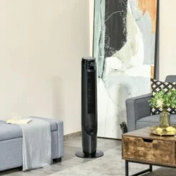 HOMCOM 42" Ice Cooling Tower Fan - Black - 824-047V70WT