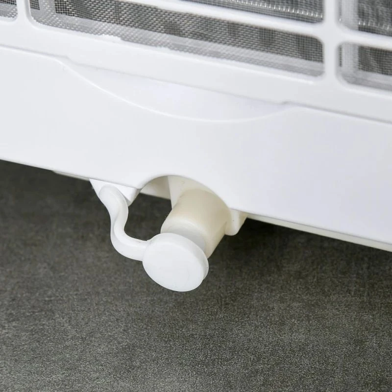 HOMCOM 9000 BTU 4-In-1 Compact Portable Air Conditioner Unit - White And Gold - 823-005V71 9 HOMCOM 9000 BTU 4-In-1 Compact Portable Air Conditioner Unit - White And Gold - 823-005V71 - Image 7