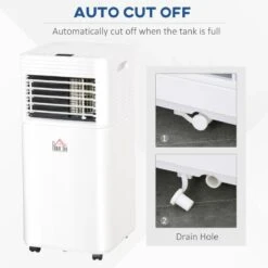 HOMCOM 9000 BTU 4-In-1 Compact Portable Air Conditioner Unit - White - 823-006V72 16 HOMCOM 9000 BTU 4-In-1 Compact Portable Air Conditioner Unit - White - 823-006V72 -Dimplexs Zone homcom 823 006v72 5