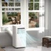 HOMCOM 9000 BTU 4-In-1 Compact Portable Air Conditioner Unit - White - 823-006V72 -Dimplexs Zone homcom 823 006v72 9