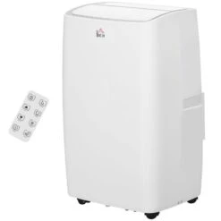 HOMCOM 12000 BTU Portable Air Conditioner - White - 823-039V70CW -Dimplexs Zone homcom 823 039v70cw 10