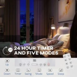 HOMCOM 12000 BTU Portable Air Conditioner - White - 823-039V70CW -Dimplexs Zone homcom 823 039v70cw 4