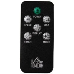HOMCOM 38" Freestanding Tower Fan 3 Speed Mode With Remote Control - Black - 824-005BK 15 HOMCOM 38" Freestanding Tower Fan 3 Speed Mode With Remote Control - Black - 824-005BK -Dimplexs Zone homcom 824 005bk 10