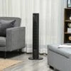 HOMCOM 38" Oscillating Tower Fan - Black - 824-007 -Dimplexs Zone homcom 824 007 1