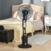 HOMCOM Pedestal Fan With Water Mist Spray - Black - 824-010V70BK 1 HOMCOM Pedestal Fan With Water Mist Spray - Black - 824-010V70BK -Dimplexs Zone homcom 824 010v70bk 9