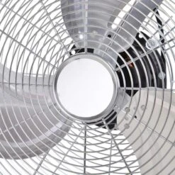 HOMCOM 20" Chrome Metal Tabletop Fan - Silver - 824-014V70 -Dimplexs Zone homcom 824 014v70 7