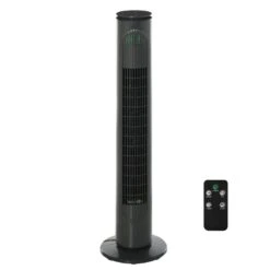 HOMCOM 30" Freestanding Tower Fan 3 Speed - Dark Grey - 824-015V70CG -Dimplexs Zone homcom 824 015v70cg