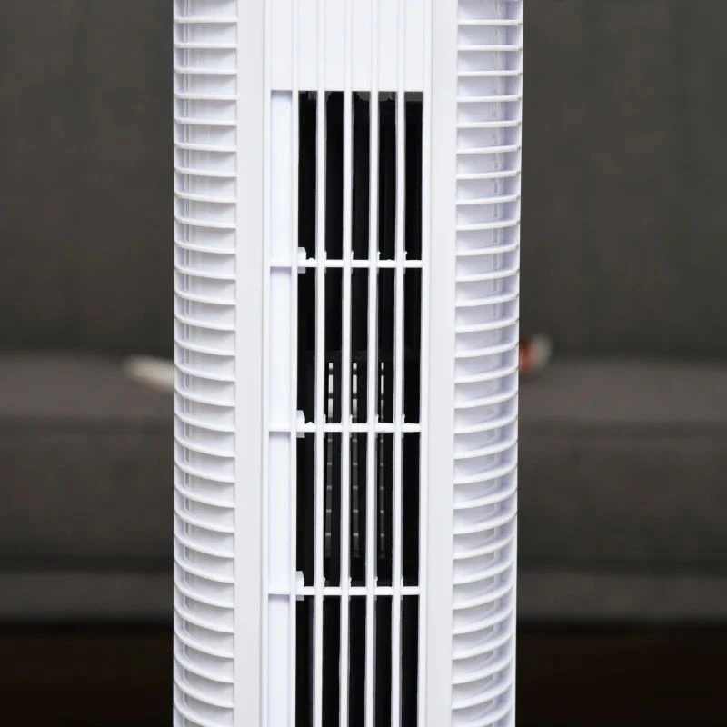 HOMCOM Freestanding Tower Fan 3 Speed - White - 824-017V70 7 HOMCOM Freestanding Tower Fan 3 Speed - White - 824-017V70 - Image 5