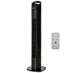 HOMCOM Freestanding Tower Fan 3 Speed - Black - 824-017V70BK -Dimplexs Zone homcom 824 017v70bk 9