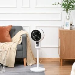 HOMCOM 32" Air Circulator Fan 3 Speed - Black And White - 824-025