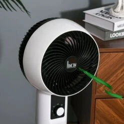 HOMCOM 32" Air Circulator Fan 3 Speed - Black And White - 824-025 -Dimplexs Zone homcom 824 025 7
