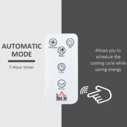 HOMCOM 28" Air Circulator Fan 3 Speed - Black And White - 824-026V70 -Dimplexs Zone homcom 824 026v70 5