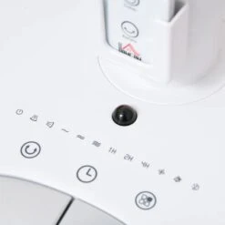 HOMCOM 28" Air Circulator Fan 3 Speed - Black And White - 824-026V70 -Dimplexs Zone homcom 824 026v70 9