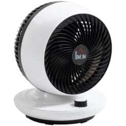 HOMCOM Room Air Circulator Fan With 3 Speed - Black And White - 824-032V70 -Dimplexs Zone homcom 824 032v70 1