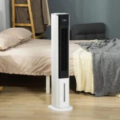 HOMCOM 42" Portable Air Cooler Humidifier - White - 824-038V70WT