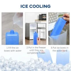 HOMCOM Evaporative Air Cooler Oscillating Fan - White - 824-042V70 -Dimplexs Zone homcom 824 042v70 6