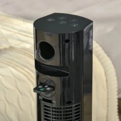 HOMCOM 38" Freestanding Tower Fan - Black - 824-050V70BK -Dimplexs Zone homcom 824 050v70bk 10