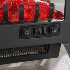 HOMCOM Electric Stove Fire - Black - 820-216 -Dimplexs Zone hrn09b17dc22f074b.jpg