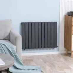 HOMCOM Horizontal Water Filled Single Panel Radiator - 830mm - Grey - 820-314V00GY 17 HOMCOM Horizontal Water Filled Single Panel Radiator - 830mm - Grey - 820-314V00GY -Dimplexs Zone i2i6ff182d2b3ec26.jpg