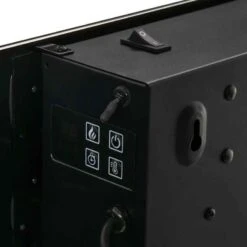 HOMCOM Electric Wall Mounted Fire With Remote - Black - 820-198V70 -Dimplexs Zone im7d4d17ea4b8a0c2.jpg