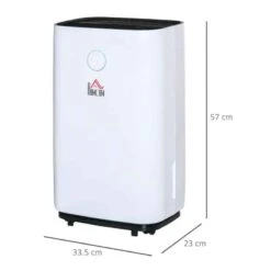 HOMCOM 16L Portable Quiet Dehumidifier - White - 821-019V70 -Dimplexs Zone jhr11318abae7032c.jpg