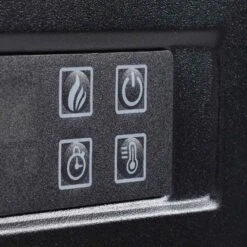 HOMCOM Electric Fire & Fireplace Suite With Remote - White - 820-227V70 -Dimplexs Zone k6175617ea4b8a03f.jpg