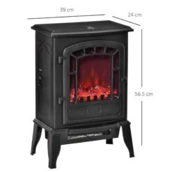 HOMCOM Electric Stove Fire - Black - 820-215V70 -Dimplexs Zone kcreda18b0048b9b2.jpg